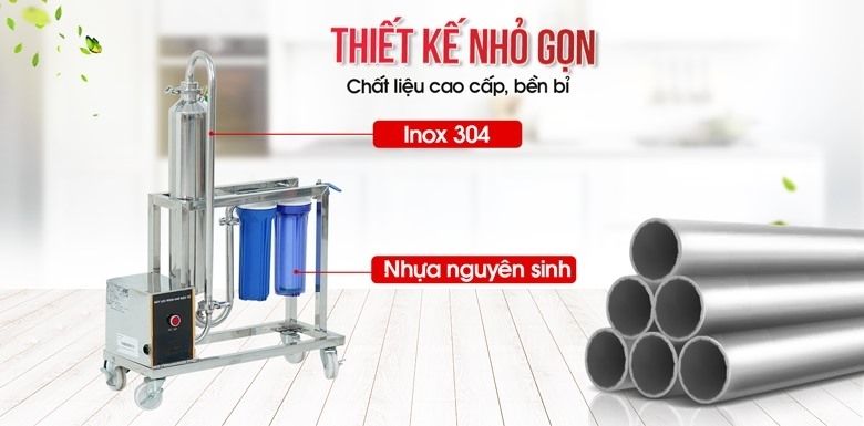 Kiểu dáng gọn gàng, kết cấu bền chắc, dễ bố trí