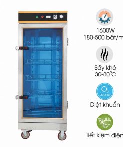 Tủ sấy bát công nghiệp 1 cánh 5 khay